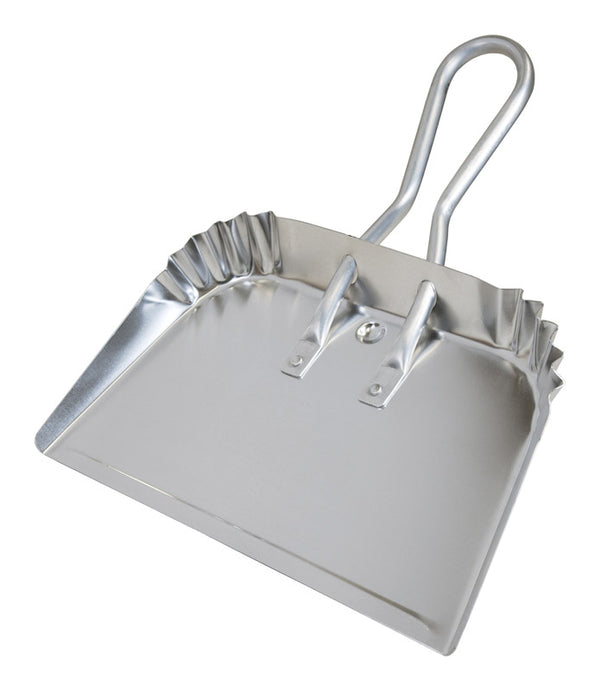 Quickie 428 Aluminum Dustpan 17" Heavy Duty Precision Edge for Outdoor/Indoor 428ZQK