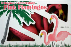 Union Products 62360 Outdoor Original Iconic Featherstone Weather Resistant Metal 24 Inch and 34 Inch Flamingo Yard Lawn Ornaments, Set of 2, Pink