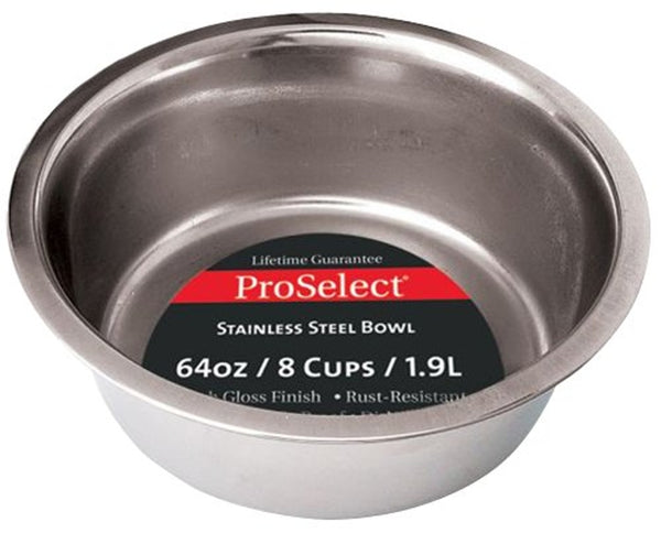 Hilo Stainless Steel Pet Feeding Dish - 2 Quart ZW150 64/56620