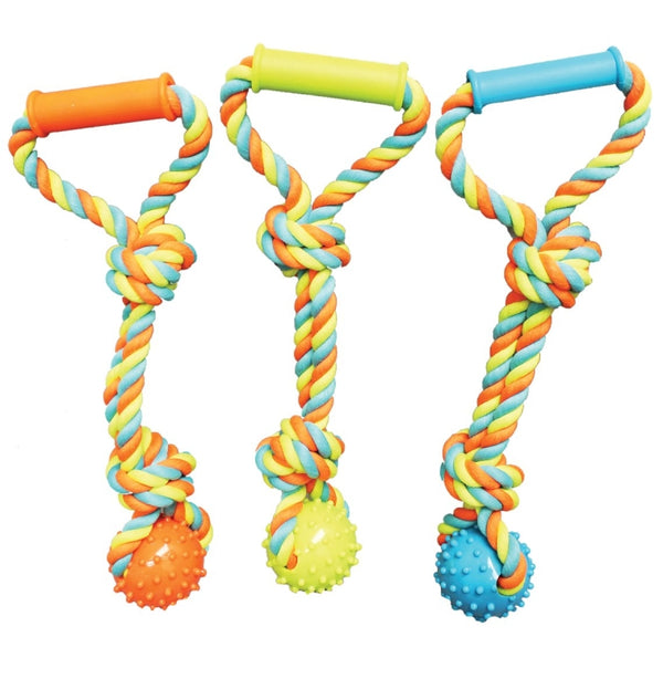 Boss Pet Chomper Rope W Handle & Ball WB15520