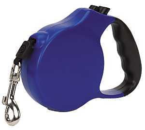 CC Belted Retractable Lead S 10ft Blu