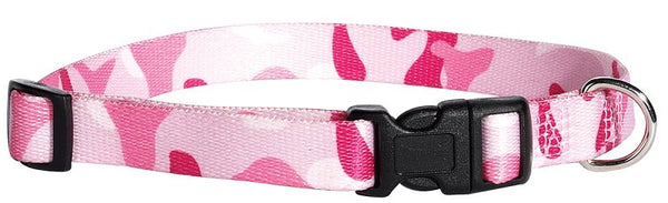 Casual Canine ZA6741 18 75 Dog Collar Pink Camo