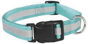 Guardian Gear Reflective Dog Collar, Fits Necks 10" to 16", Blue