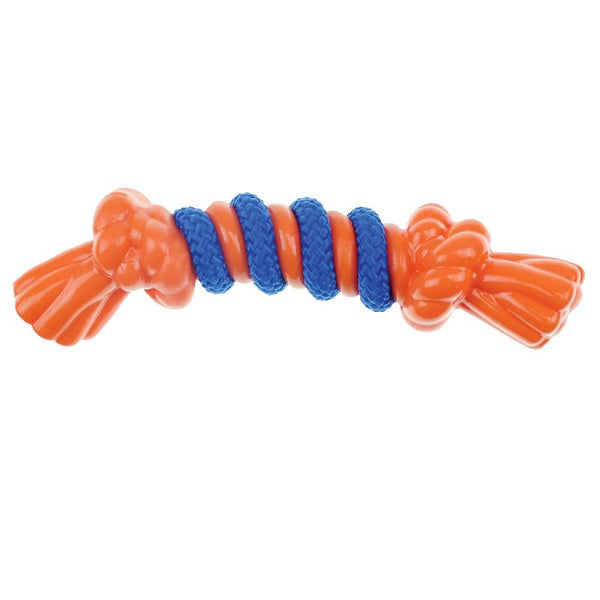 PetEdge Infinity TPR/Rope Bone Sm Orange ZD2068 12 69