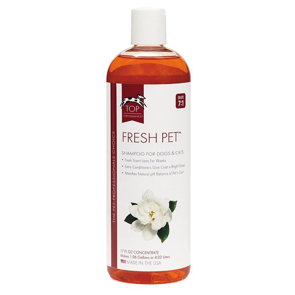 Top Performance Fresh Pet Shampoo Prevents Mats and Tangles - Matches Natural pH Balance of Pet's Coat and Skin, 17 Oz. TP562 17