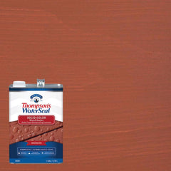 Thompson's WaterSeal Solid Color Waterproofing Wood Stain and Sealer, Sedona Red, 1 Gallon TH.093201-16
