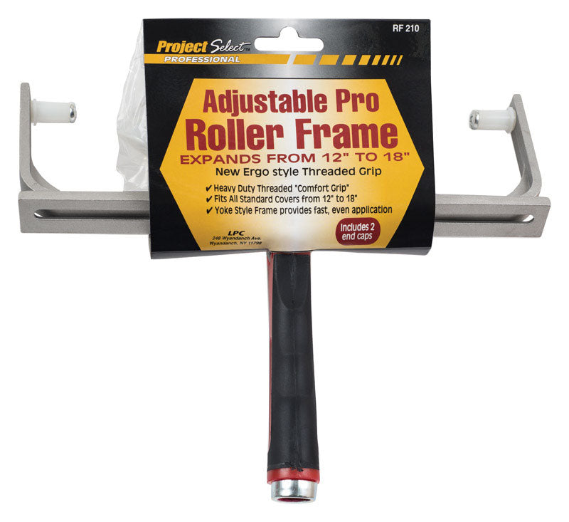 Linzer Products RF210 18" Paint Roller Frame, Adjustable 12" - 18", Red