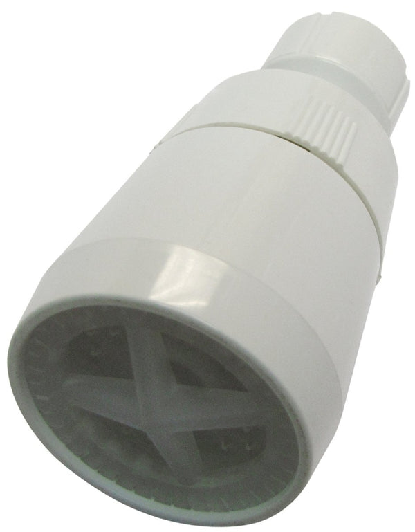 Keeney PP825-15 Plumb Pak Shower Head Plastic, 2", White