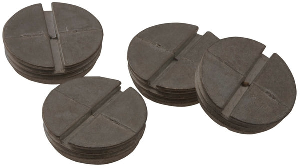 Hubbell-Bell Gray Lampholder Closure Plugs 5270-5
