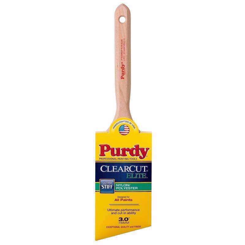 Purdy 144152830 Clearcut Elite Glide Trim Brush, One Size, Multi
