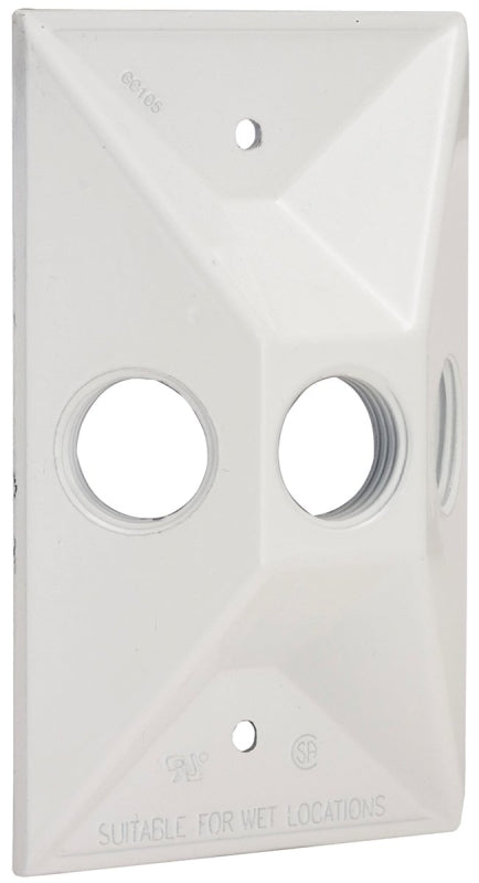 Hubbell-Bell White Lampholder Covers 5189-6