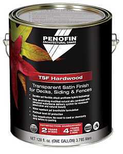 Penofin TSF Hardwood Transparent Satin IPE Water-Based Wood Stain 1 gal.