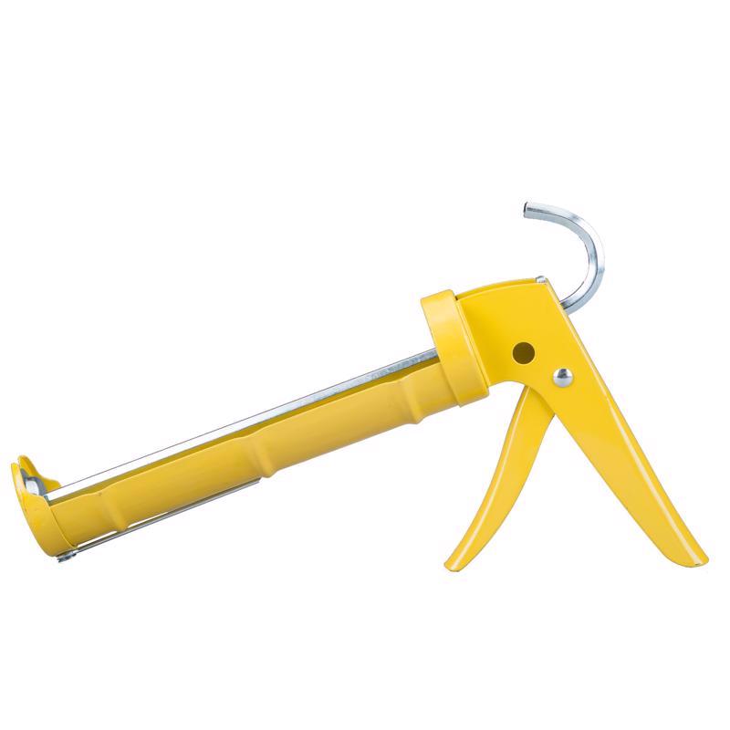 Dripless Brand CH200 Cradle Frame Hex Rod Caulk Gun | Dripless Metal Caulking Gun for 10oz Sealant and Adhesive Silicone Cartridges or Tubes | 10:1 Thrust Ratio | Contractor Grade