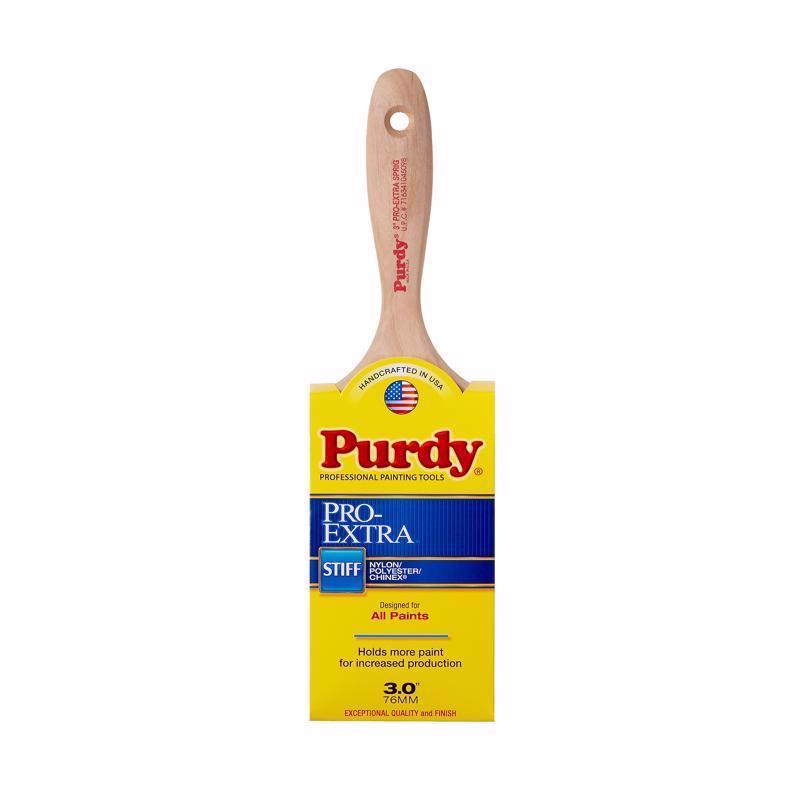 Purdy 144380730 Pro-Extra Sprig Flat Trim Paint Brush, 3 inch