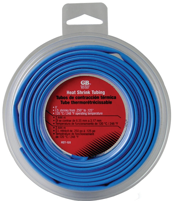 Gardner Bender #HST-101 8' Blue Heat Shrink Tube