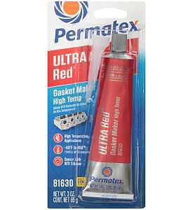 Permatex 81630 Ultra Red High Temperature Gasket Maker, 3 oz
