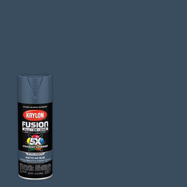 Krylon Spry Pnt Fsn Mat Ink Blu K02758007 (6-Pack)