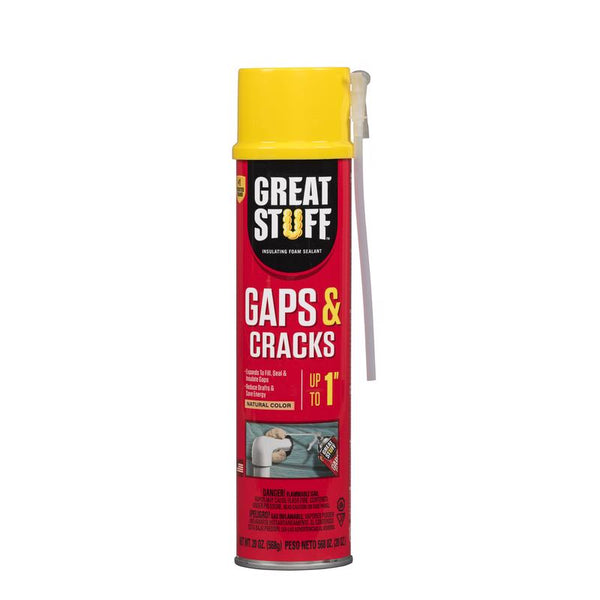 Great Stuff G&C 20OZ Foam Sealant Ivory Polyurethane 157911