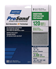Norton Co. 2619 Norton 02619 3X Handy Aluminum-Oxide Sandpaper 120 Grit, 9 x 11-Inch,1-Pack 07660768161