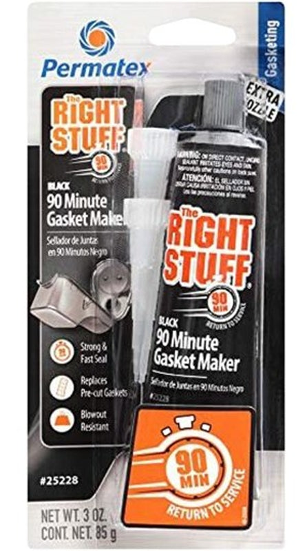 Permatex 25228 The Right Stuff 90 Minute Gasket Maker, Black