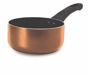 Ecolution EECO-2814 Elements Non-Stick Saucepan, 1 qt Capacity, Aluminum, Copper, Ergonomic Handle
