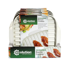 Ecolution EMWWH-3522 microwave bacon cooker White