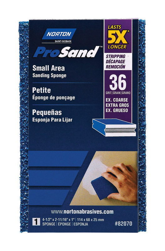 Norton 82070 5X 36 Grit Small Area Sanding Sponge