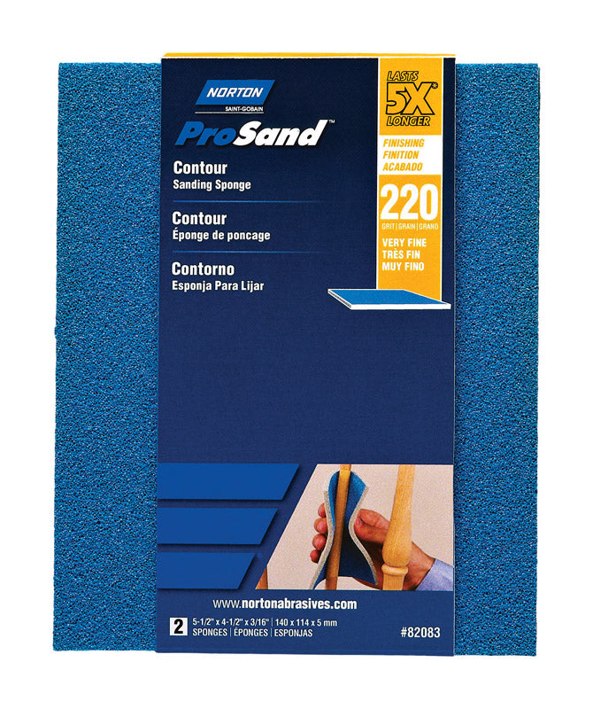 Norton 82083 220 Grit 5X Contour Sanding Pad 2 Count
