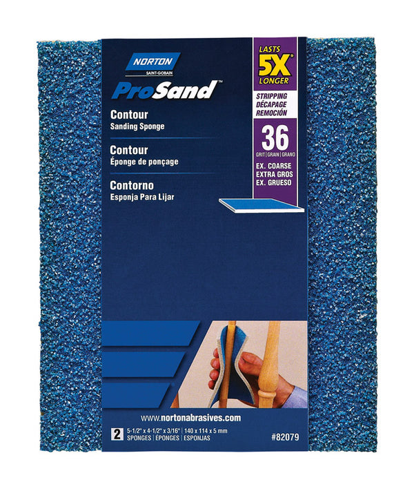 Norton 82079 5X 36 Grit Contour Sanding Pads 07660782079