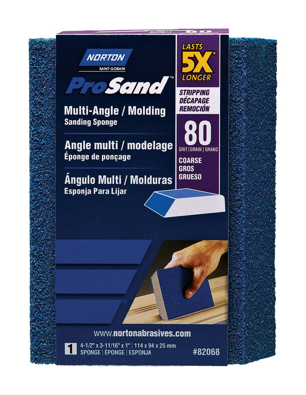 Norton 82068, 4-1/2&quot x 3-11/16&quot x 1&quot, Blue