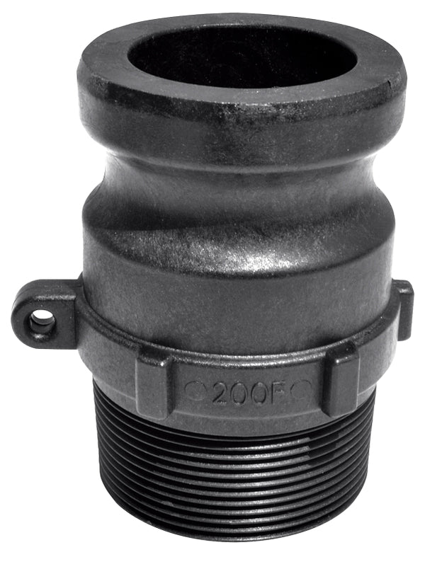 Banjo 100F Polypropylene Cam & Groove Fitting, 1" Male Adapter x NPT Male