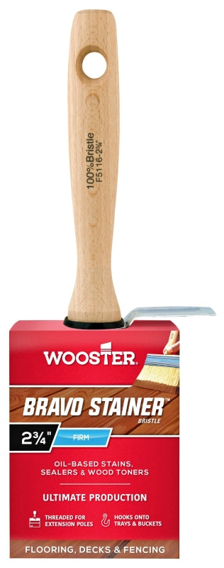 Wooster Brush F5116-2-3/4 Bravo Stainer Bristle, 2-3/4 Inch