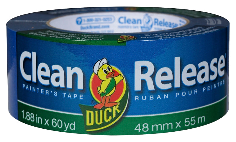Duck Clean Release Blue Painter's Tape, 2-Inch (1.88-Inch x 60-Yard), Single Roll, 240195