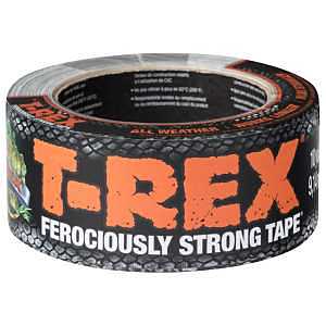 T-Rex Ferociously Strong Waterproof Graphite Grey Tape, 48mm x 9.14m