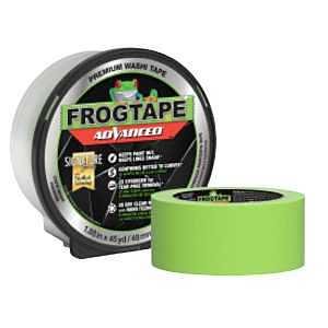 FrogTape Advanced Painters Tape, 2 Inch Wide (1.88-Inch x 45-Yard) Multi-Surface Tape with PAINTBLOCK, Conforms Around Curves & Contours, Tear-Free Removability, 1 Roll, Green
