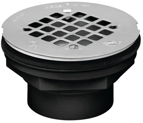 Oatey 42086 101 Ps Shower Drain, 2 In, Solvent Weld, Abs Plastic, 2 Inch