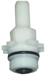 UNITED STATES HDW P119C White Plastic Mobile Home Washer Less Faucet Stem & Bonnet