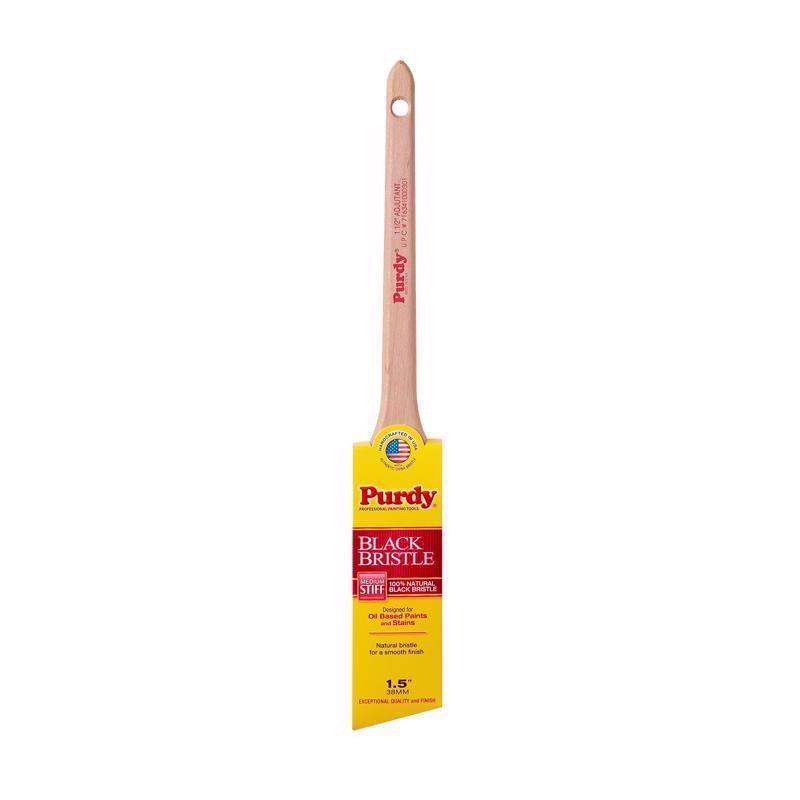 Purdy 144024015 Black Bristle Series Adjutant Angular Trim Paint Brush , 1-1/2 inch