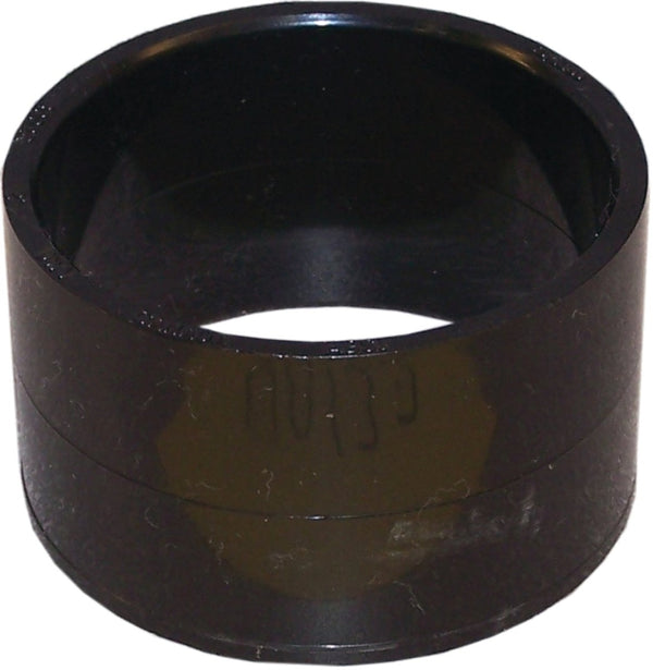 CANPLAS 103002RBC Repair Pipe Coupling, 2 in, Hub, ABS, Black, 40 Schedule