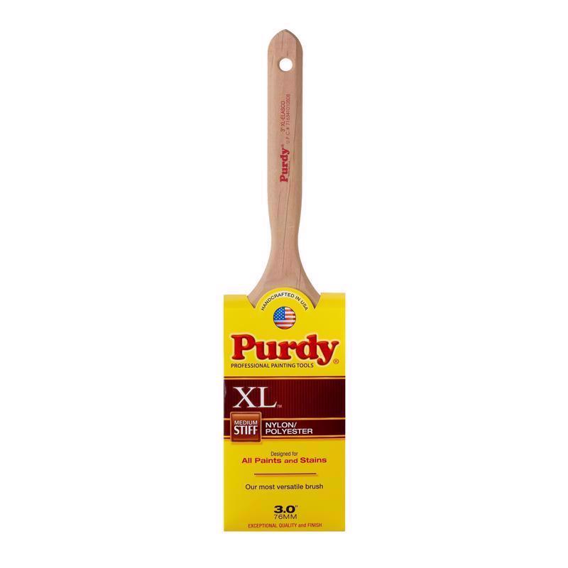 Purdy 144100330 XL Series Elasco Flat Trim Paint Brush, 3 inch