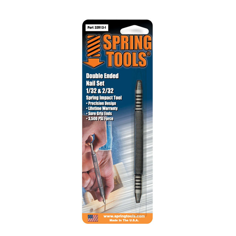 Spring Tools 32R12-1 1/32" & 1/16" Two Bit Snapper Nail Setter