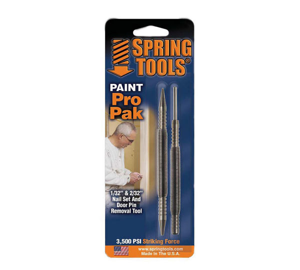 Spring Tools PM407 Paint Pro Pak Nail Set & Door Pin Remover