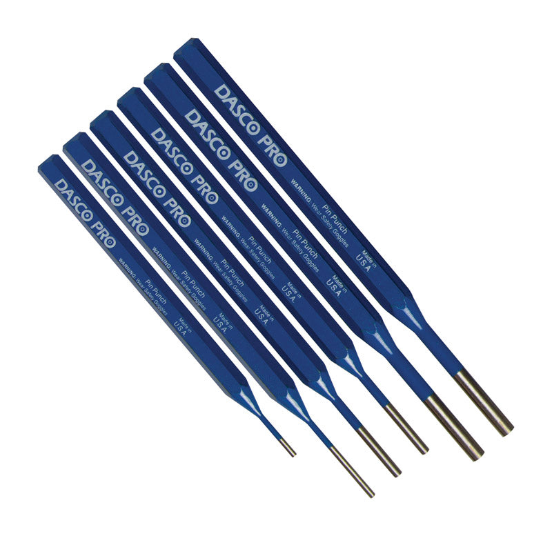 DASCO PRO 22 Pin Punch Kit, 6-Piece, Steel, Blue