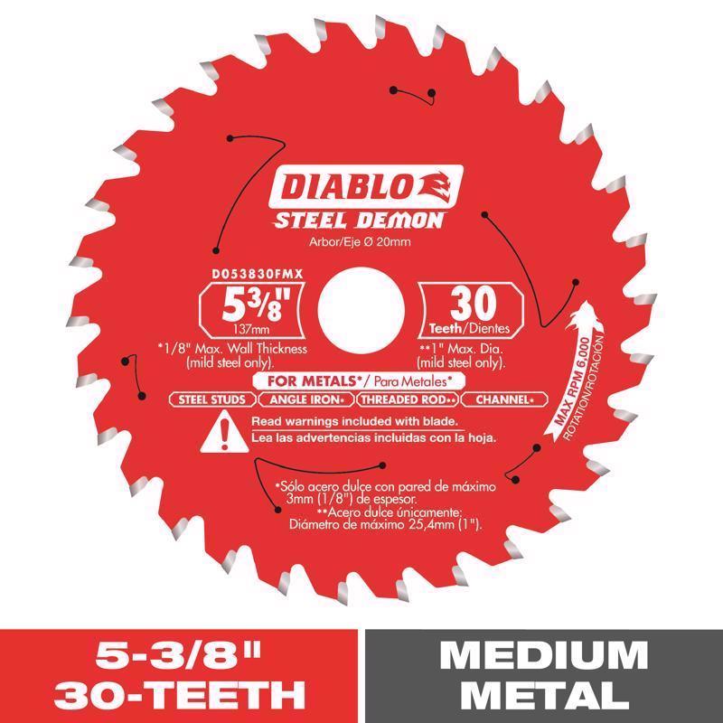 Freud-Diablo DB 5-3/8 X 30T Ferrous CSB MB, Multi, One Size (D053830FMX)
