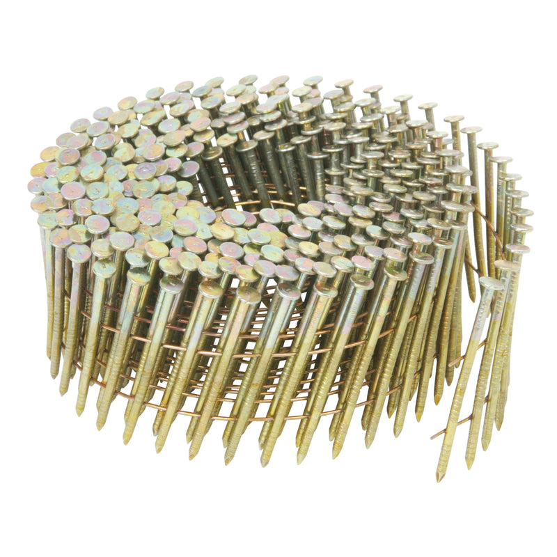 Metabo HPT Siding Nails | 2-1/4 in. x .092 in. | Wire Coil, Ring, Electro-Galvanized, Round Head | 3,600 Count | 13338HPT