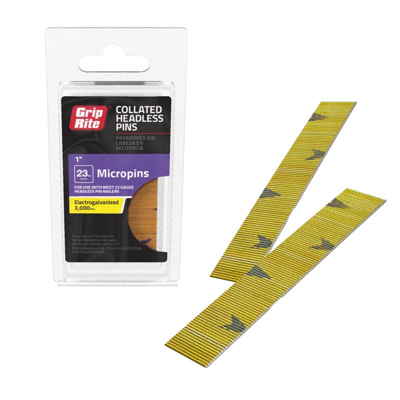 1 in. x 23-Gauge Micro Pins (3000-Count)