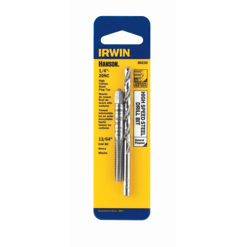 Hanson 1/4-20 Tap & #7 Drill-Cd