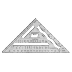 Johnson Level & Tool RAS-1B Johnny Square Professional Aluminum Rafter Square, 7", Silver, 1 Square