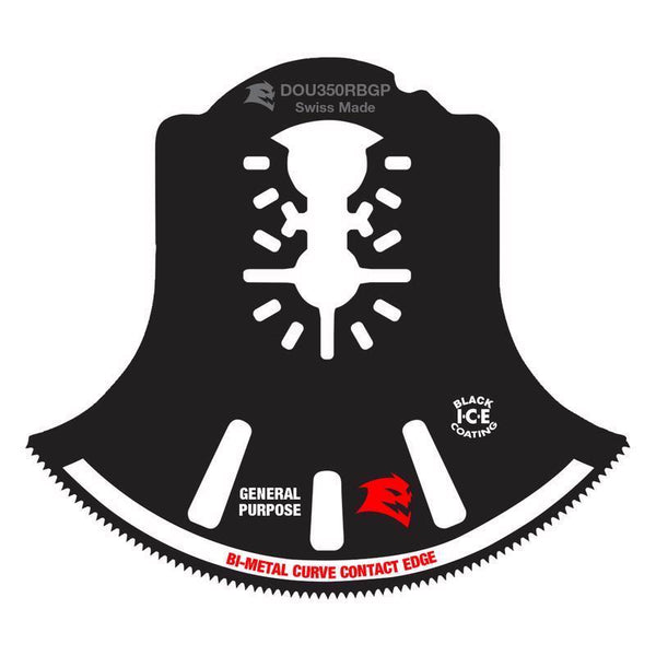 Diablo 3-1/2" Universal Fit Bi-Metal Oscillating Blade for General Purpose Cuts DOU350RBGP