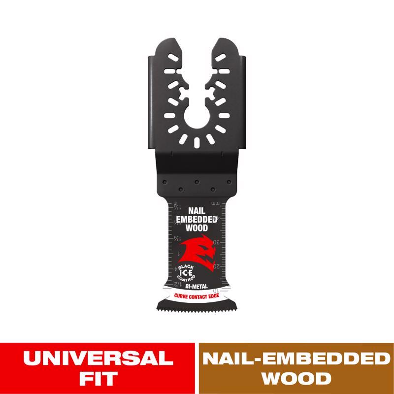 Diablo DOU125BW 1-1/4 in. Universal Fit Bi-Metal Oscillating Blade for Nail-Embedded Wood